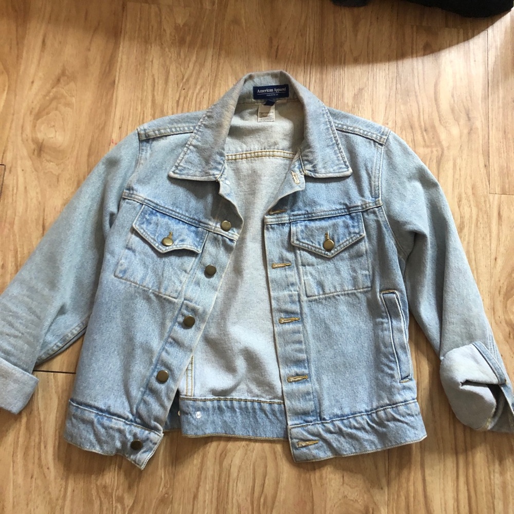 american apparel jean jacket